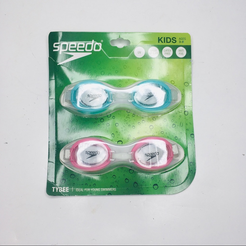 NEW Speedo Kids Swimming Goggles 2 Pair
